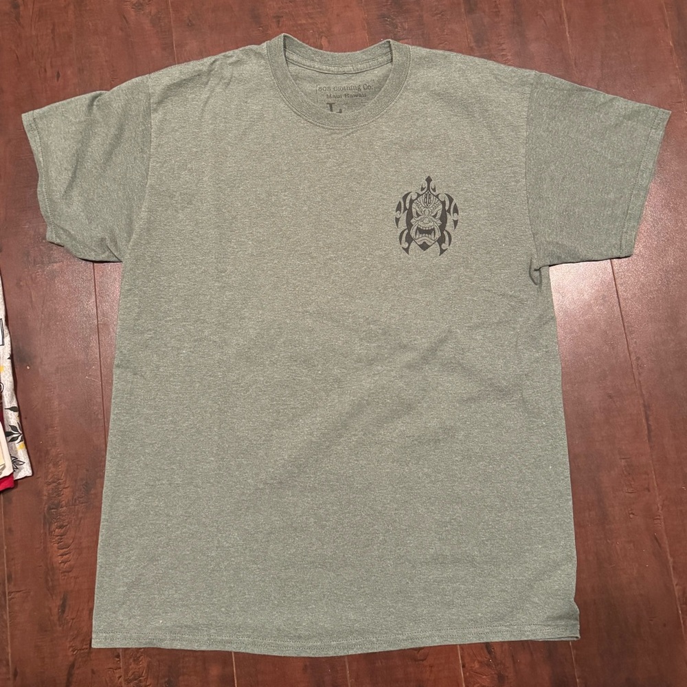 Men's Hawaii Maui Green Grahic T-Shirt